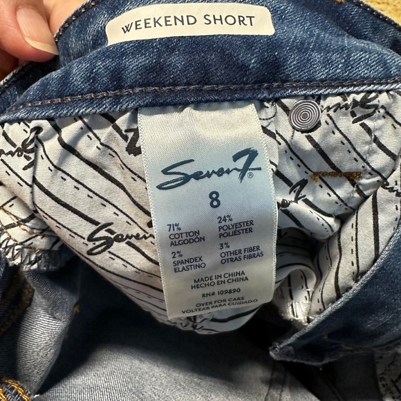 NWT Seven Weekend Denim Shorts - Picture 5 of 5